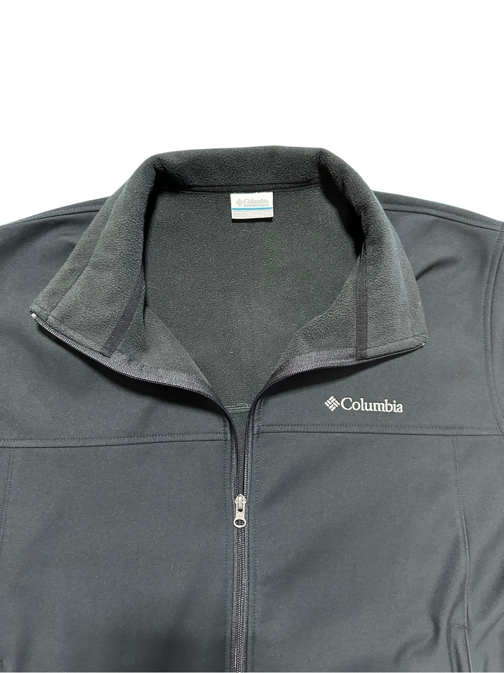 Columbia Black Lightweight Full-Zip Jacket XL - Picture 3 of 11